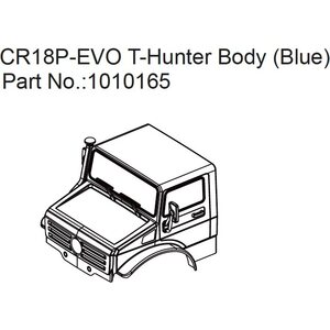 Absima T-Hunter PC Body (blue) - EVO 1:18 1010165