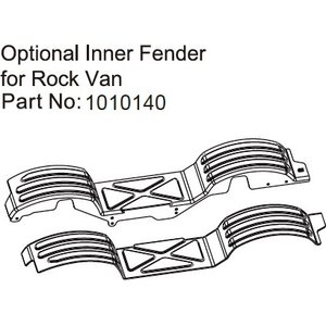 Absima Optional Inner Fender Rock Van 1010140