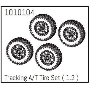 Absima 1.2" Tracking A/T Wheel Set - PRO Crawler 1:18 (4) 1010104