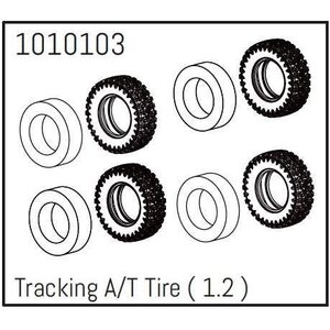 Absima 1.2" Tracking A/T Tire - PRO Crawler 1:18 (4) 1010103