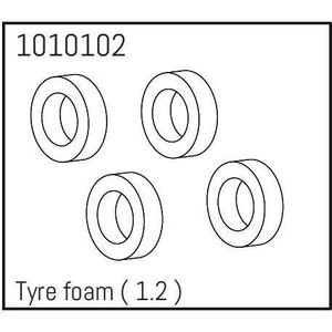 Absima 1.2" Tyre Foam - PRO Crawler 1:18 (4) 1010102