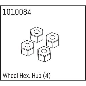 Absima Wheel Hex (4) 1010084