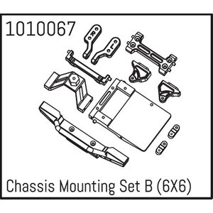 Absima Chassis Mounting Set B (6X6) 1010067