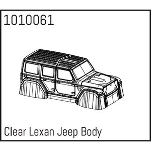 Absima Clear Lexan Wrangler Body 1010061