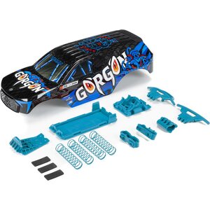 ARRMA RC GORGON Painted Decaled Trimmed Body Set Blue ARA402355