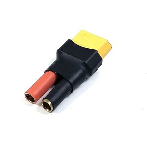 Absima Adapter 4mm bullet plugs (M) - XT60 (F) Compact Version
