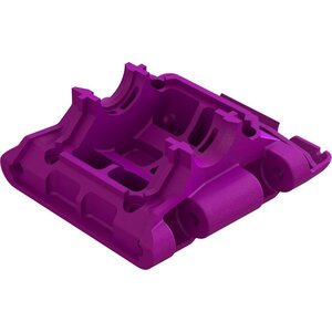 ARRMA RC Rear Lower Skid/Gearbox Mount (1pc) - Purple ARA320770