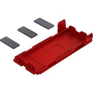 ARRMA RC Battery Door Set - Red ARA320779