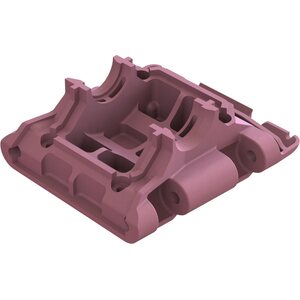 ARRMA RC Rear Lower Skid/Gearbox Mount (1pc) - Pink ARA320784