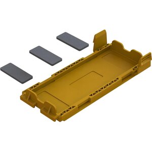 ARRMA RC Battery Door Set - Orange ARA320797