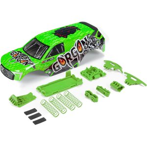 ARRMA RC GORGON Painted Decaled Trimmed Body Set (Green) ARA402356
