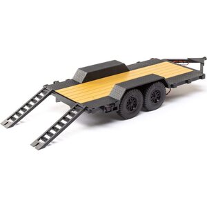 Axial SCX24 Flat Bed Vehicle Trailer with LED Taillights:1/24th AXI00009