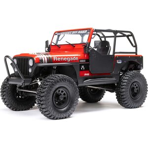Axial 1/10 SCX10 III Jeep CJ-7 4WD Brushed RTR, Red AXI03008T1