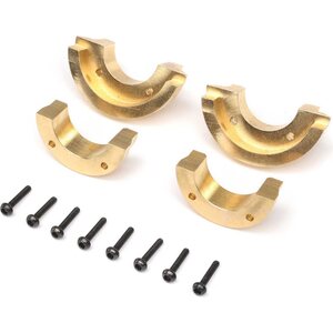 Axial Knuckle Weights, Brass 5.2g/9.2g (4): SCX24, AX24 AXI302004