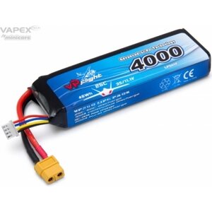 Vapex Li-Po Battery 3S 11,1V 4000mAh 25C XT60-Connector