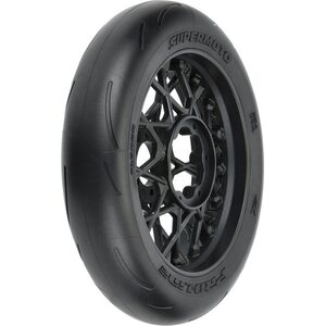 Pro-Line 1/4 Supermoto Tire Front MTD Black Wheel: PM-MX PRO1022210