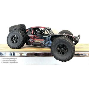 Absima 1:10 Universal Offroad Wheel Set black (2)