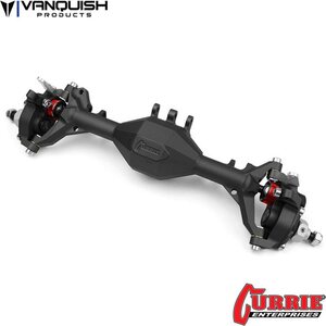 Vanquish Currie Portal F9 SCX10-II Front Axle Blk VPS08350