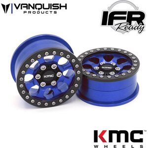 Vanquish KMC 1.9 KM237 Riot Blue Anodized VPS08134