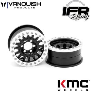 Vanquish KMC 1.9 KM445 Impact Black Anodized VPS07801