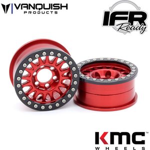 Vanquish KMC 1.9 KM445 Impact Red Anodized VPS07804