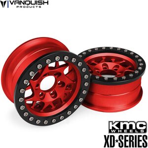 Vanquish KMC 1.9 XD127 Bully Red Anodized VPS07713
