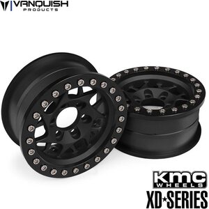 Vanquish KMC 1.9 XD127 Bully Black Anodized VPS07710