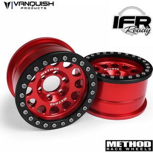 Vanquish Method 1.9 Race Wheel 105 Red/Black VPS07918