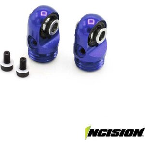 Vanquish S8E Machined Aluminum Shock Cap Blue IRC00516