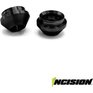 Vanquish Incision Lower Shock Cup Black (pr) IRC00460