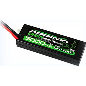 Absima Greenhorn V2 LiPo 7.4V-50C 5000 Hardcase (EC5) 4140009-EC5