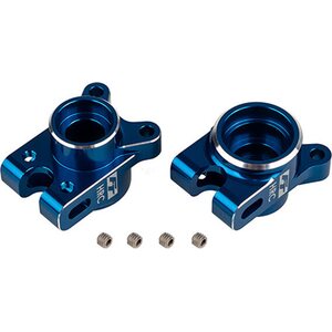 Team Associated 92473 RC10B7 FT REAR HUB SET, HRC, BLUE