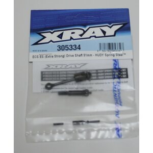 Xray Ecs Es (extra Strong) Drive Shaft 51mm - Hudy Spring Steel - Set 305334