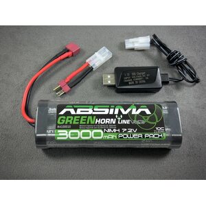 Absima RC Energy Starter Set 3000 (NiMH/USB)