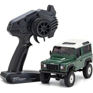 Kyosho Mini-Z 4X4 MX-01 Land-Rover Defender 90 Coniston Green (KT531P)