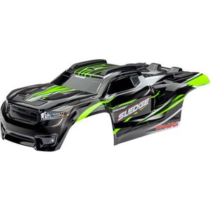 Traxxas Body Sledge Green Complete w/ Supports &amp; Mounts 9511G