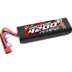 Team Corally Sport Racing 50C 4200mAh 2S 7,4V LiPo Battery - Deans C-49024-D