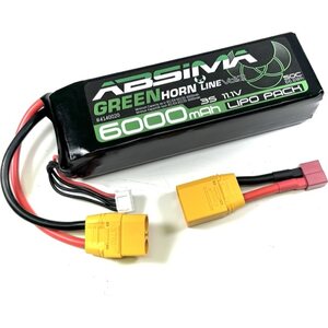 Absima Greenhorn Vol.2 LiPo 3S 11,1V-50C 6000 SC (XT90/T-Plug) 4140022