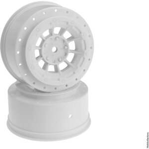 JConcepts Hazard - Slash rear, Slash 4x4 F&R wheel - (white) - 2pc.