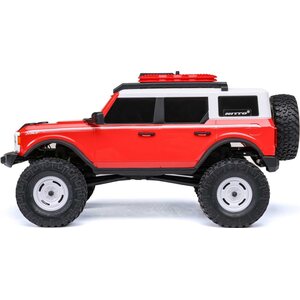 Axial 1/24 SCX24 Ford Bronco 4X4 RTR Brushed Rock Crawler (Mukana akku ja laturi), punainen