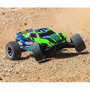 Traxxas Rustler 2WD 1/10 RTR TQ EHD Green USB-C - With Battery/Charger