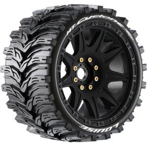 Louise Tires & Wheels MT-CYCLONE Speed 3,8" (Removable Hex 0" & 1/2" Offset) Soft MFT (2)