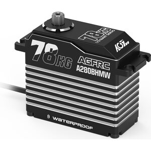 AGF A280BHMW Aluminum Case Steel Gears Programmable HV 78KG Scale Servo