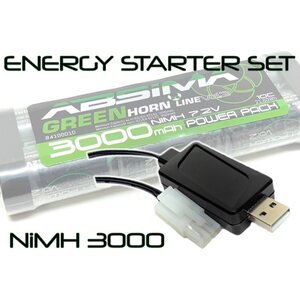 Absima RC Energy Starter Set 3000 (NiMH/USB)