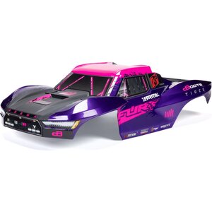 ARRMA RC 1/10 FURY Painted Decaled Trimmed Body Set, Purple
