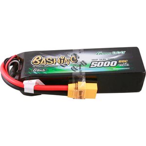 Gens ace G-Tech 5000mAh 14.8V 4S 60C Lipo Battery Pack with XT90 Plug-Bashing Series