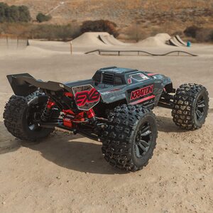 ARRMA RC 1/8 KRATON 6S EXB 4X4 RTR BRUSHLESS SPEED TRUCK, BLACK