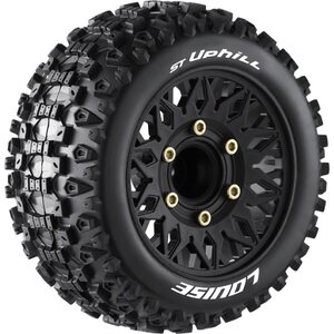 Louise Tires & Wheels ST-UPHILL 1/10 Soft (Vaihdettava 12, 14 & 17mm Hex) (2)
