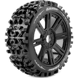 Louise Tire & Wheel B-PIONEER 1/8 Buggy Soft Black (2)