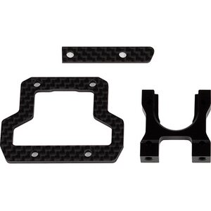 Team Associated 92378 RC10B74.2 Center Bulkhead and Brace Set (Decoupled Slipper)